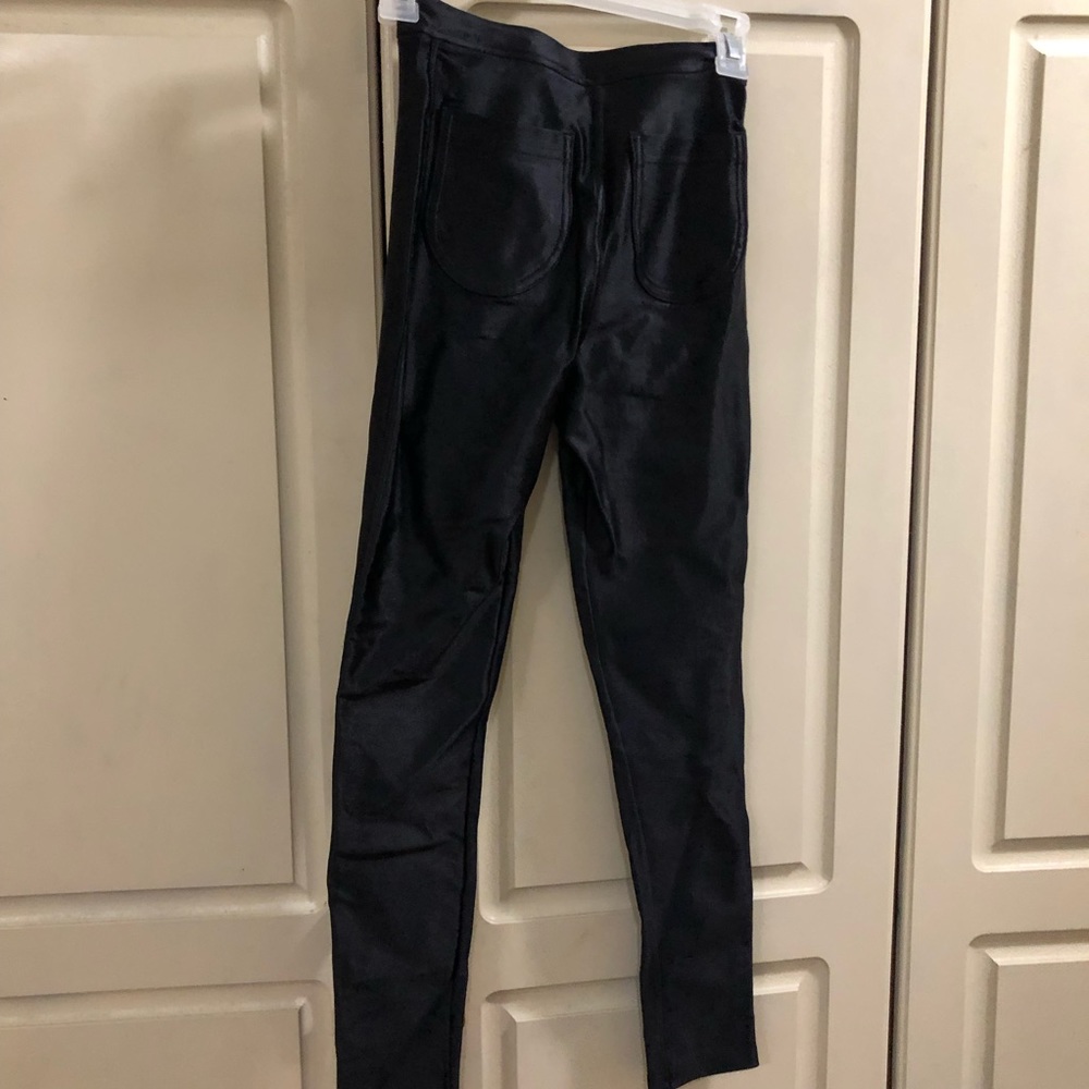 Black disco pants